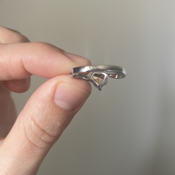 Silver heart ring🦋Diane - Picture 2 of 6